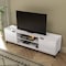 Flash Furniture 70 Gray TV Stand with Shelves and Storage ZG-129-70-GY-GG - alternate 8